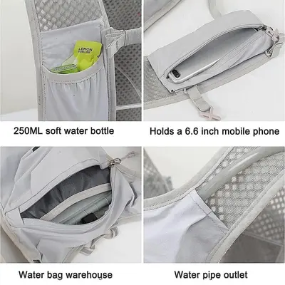 Outdoor-Wanderrucksack, schnelltrocknend, Wassertasche