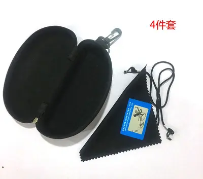 Spot Großhandel Anti-Stress-Brillenetui Ledertasche Sonnenbrillencase Brillenetui Verpackungsbox Zubehör Reinigungstuch EVA-Brillenetui - 9