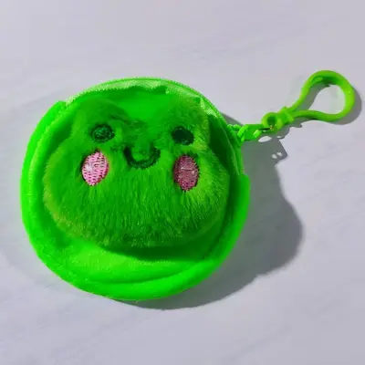 Sevimli hayvan figürlü peluş bozuk para cüzdanı, mini - 10
