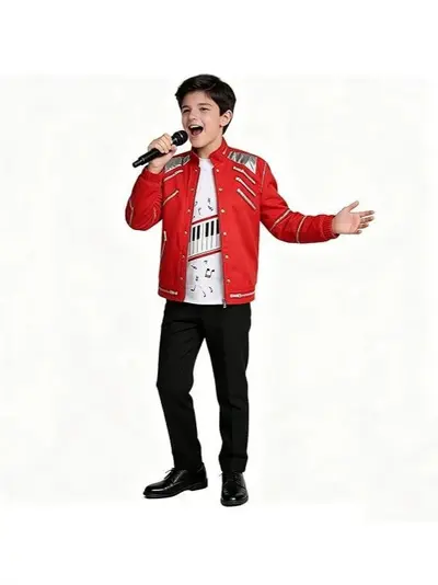 Halloween MJ Tap Dance Performance Costume, Kids Cosplay - 5
