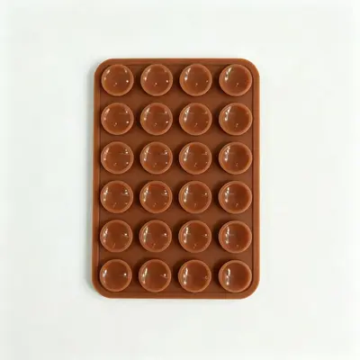 Silicone Phone Holder with 24 Suction Cups, Double-Sided, Drill-Free - 12