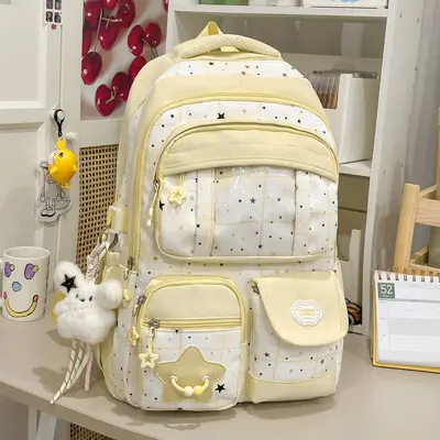 Lightweight Large Capacity School Backpack for Grades 5-6 - 7