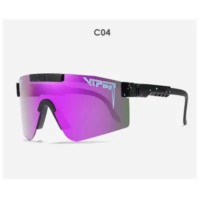 PIT VIPER Cycling Glasses, Windproof, Polarized Sunglasses, Colored Coating - 10