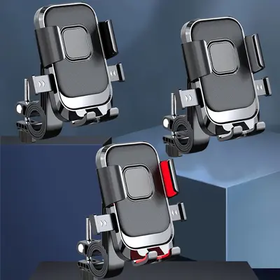 Motorcycle and Bicycle Phone Holder, Shock-Absorbing, E-Bike Compatible - 5