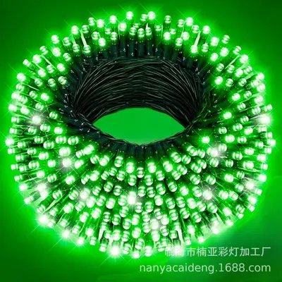 Remote Control Colorful LED Solar String Lights, Waterproof - 11