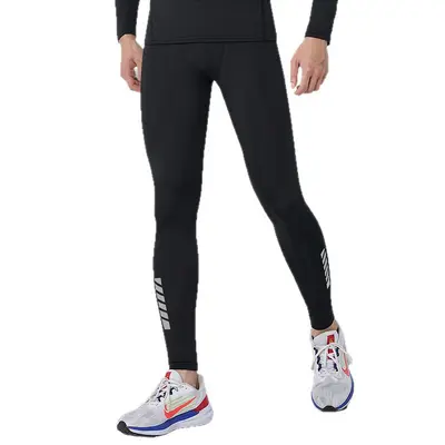 Men's Winter Fleece-Lined Compression Training Pants, Quick-Dry - 5