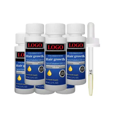 Kir新版 头发增长液 Hair growth oil 5%护发液套装瓶