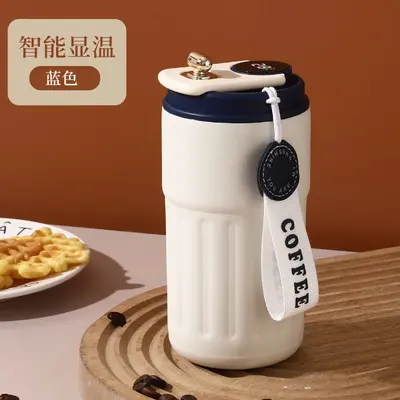 Titanium-Coated Stainless Steel Thermos Cup, Vacuum Double-Wall - 9