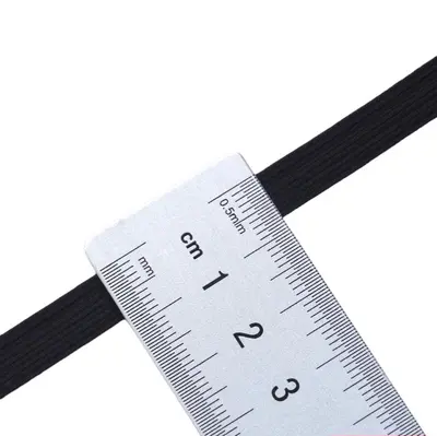 4 cm Flat Elastic Band for Woven Waistbands, 3 mm, 10 m - 12