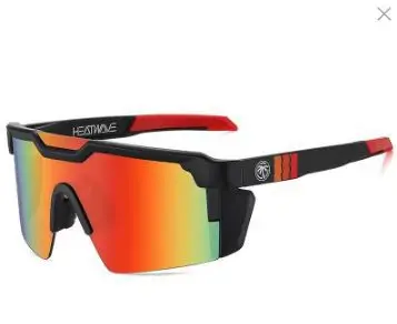 Heat Wave Cycling Sunglasses, Large Frame Eye Protection - 11