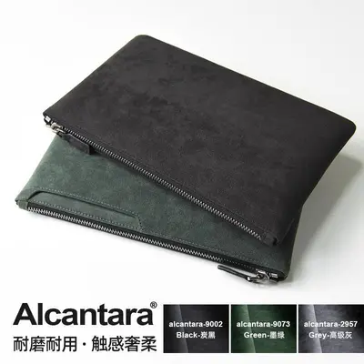 Men's Waterproof Leather Clutch Bag, Large Capacity - 3