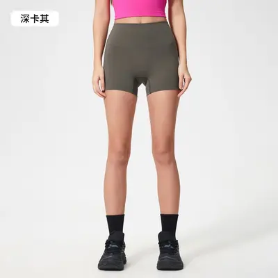 Women's Seamless Yoga Shorts, Double-Sided Brushed, S2046 - 12