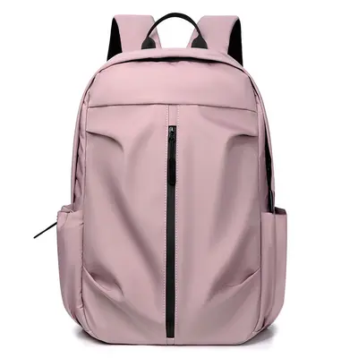 Korean-Style Unisex Backpack with Laptop Compartment, Lightweight, Large Capacity - 12