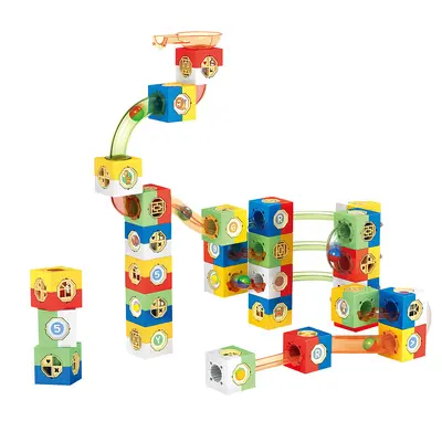 Gravity Exploration DIY Marble Track Toy, Ages 3-8