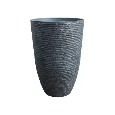 Extra Large Imitation Stone Resin Planter, Scandinavian Style - 8