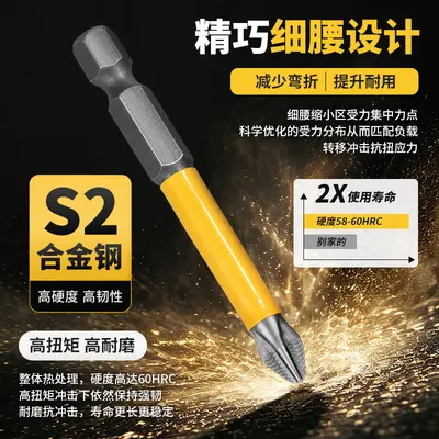 Strong magnetic Phillips screwdriver bit set