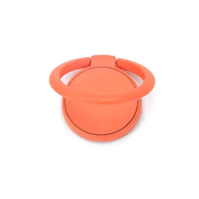 Macaron desktop ring buckle car magnetic paint metal mobile phone ring back label holder wholesale custom printed logo