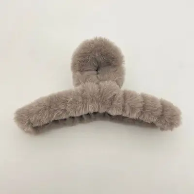 Oufei Le koreanische Version großer Nerzfell-Plüsch-Haarklammer Herbst-Winter Hinterkopf Kaninchenfell-Haiclip Haarspange Haarschmuck Großhandel - 8