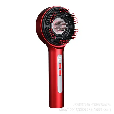 Electric Massage Comb with Red Light and Micro-Current, Essential Oil Infusion - 6
