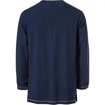 Men's Henley Long Sleeve Shirt, Hippie Style, Beach
