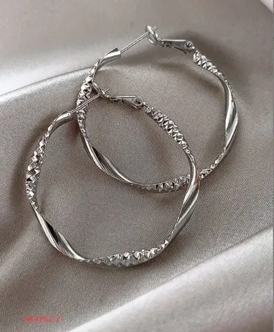 Gümüş iğne ışığı lüks üst düzey küpeler niş kişilik tasarımı kadınlar için abartılı küpeler moda mizaç küpeler toptan - 11
