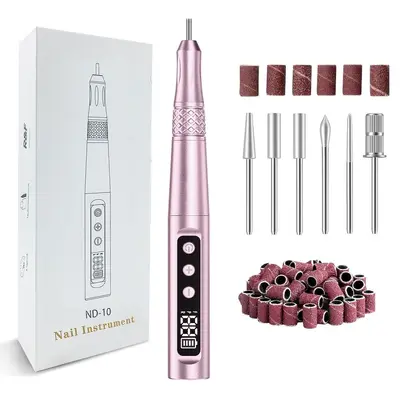 Cross-border Professional Nail File Electric Nail Drill Manicure Grinding Polisher Nail Filing Pen Nail Art Grinding Machine - 8
