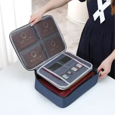 Travel document organizer waterproof passport holder - 12