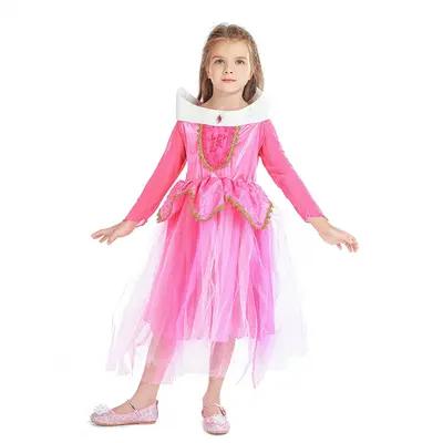 Elsa Prinzessinnenkleid für Kinder, Party und Cosplay Ballkleid - 2