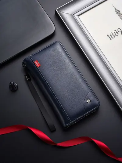 Men's Long Wallet with Multiple Card Slots, Clutch Style, 2026 - 9