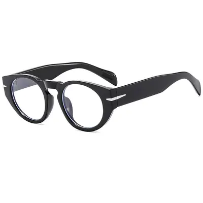 Round Men's Driving Sunglasses, Anti-UV, Wide Temples - 12