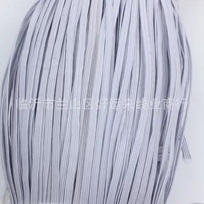 Elastic Band, 4 mm 6 mm 8 mm, White and Black, Thin and Soft - 5