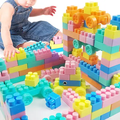 Large Particle Building Blocks, Kindergarten Educational Toy for Kids