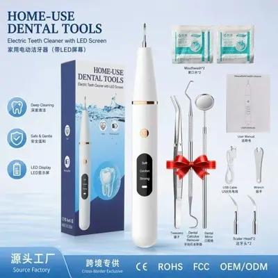 Portable Ultrasonic Dental Scaler for Home Teeth Cleaning - 9