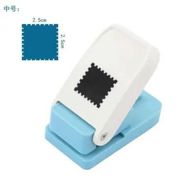 Large Stamp Embossing and Punching Device, Square Card, DIY - 10