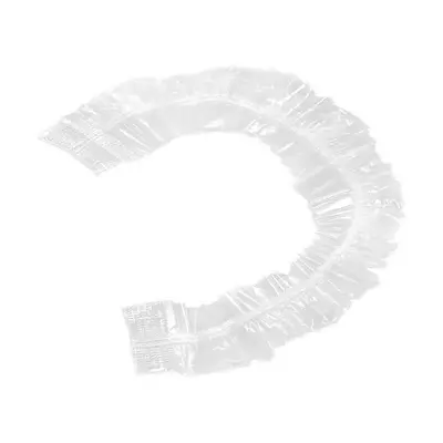 Plastic cover set, various containers, clear, commercial