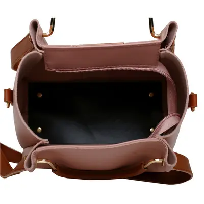 Damenhandtasche 2024, Vierteiler-Set mit Eimertasche - 5