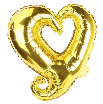 18 Zoll herzförmiger Folienballon - 7