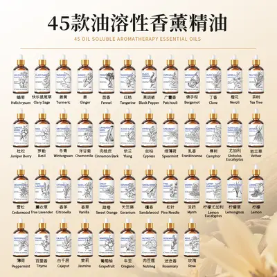 HIQILI Rose Massage Oil, Pure Essential Oil, Plant Extract Aromatherapy Oil
