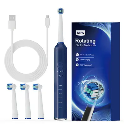 Rotating Electric Toothbrush, Wireless Ultrasonic, Long Battery Life - 11
