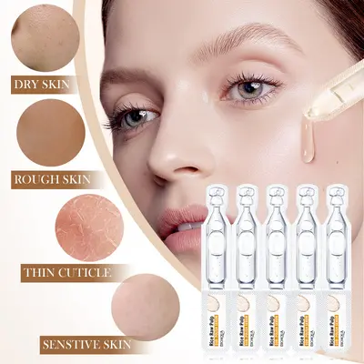 BIOAOUA Pirinç Özlü Hiyalüronik Asit Tek Kullanımlık Nemlendirici Serum