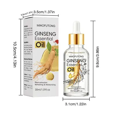 Ginseng Saç Bakım Esansiyel Yağı, Nemlendirici ve Onarıcı, Kuru Saçlar İçin - 7