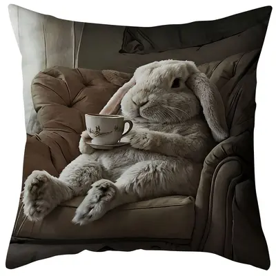 TEMU Hot-Selling Cat Plush Pillow Cover Cute Adorable Animal Cushion Bedroom Home Sofa Decorative Throw Pillow Cover Wholesale - 9