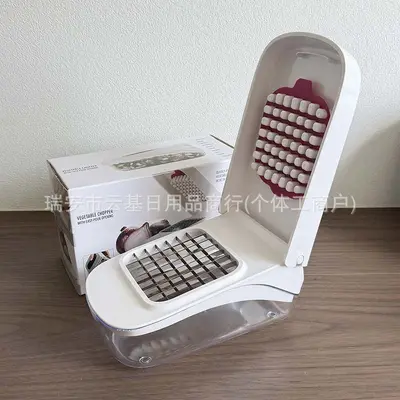 Multifunctional vegetable chopper, onion pepper mincer, mushroom slicer - 7