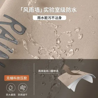【正雨】雨衣户外加长款全身防暴雨带袖连体雨披收纳防飘电动车