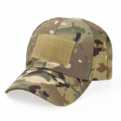 Baseballkappe Karomuster Camouflage grenzüberschreitend Klettband Erwachsene Outdoor-Sport Damen Sommer spitzige Kappe Militär Training Sonnenschutz Kappe - 6