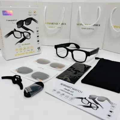跨境AIMB-G1智能眼镜AI识图同声翻译高清防抖摄像录像拍照M01眼镜 - 3