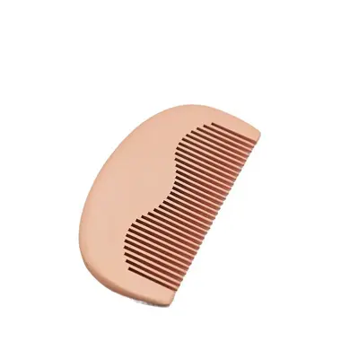 Same style as Lu Han Gucci complete set comb pink peach wood comb mini wood comb LOGO gift