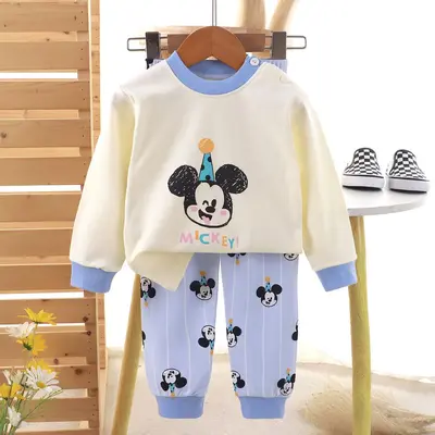 Çocuk İç Giyim Takımı, Pamuklu, Sonbahar Pijama ve Termal Takım