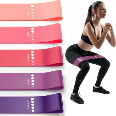 High-Elasticity Fitness Resistance Band for Glute Training, Unisex - 1
