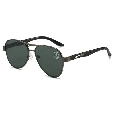 Men's Crystal Glass Sunglasses for Driving, Plain Lens - 10